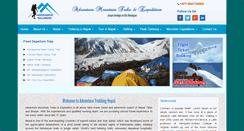 Desktop Screenshot of adventuretrekkingnepal.com